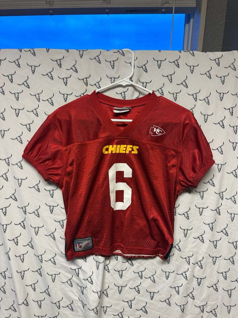 Teamwork Athletic Apparel Kansas City Chiefs Red Youth Practice Football Jersey
